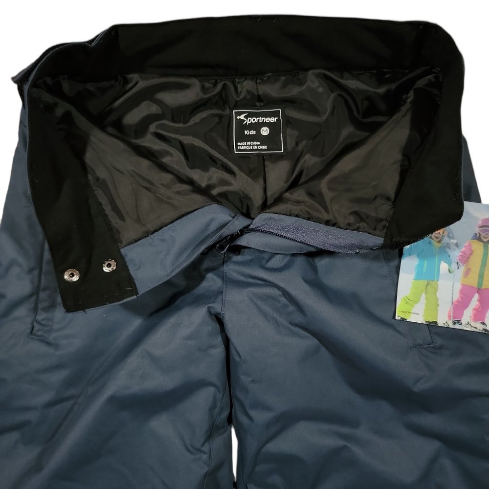 Sportneer Kids Snow Pants Waterproof Ski Pants (Size M) - Picture 7 of 10